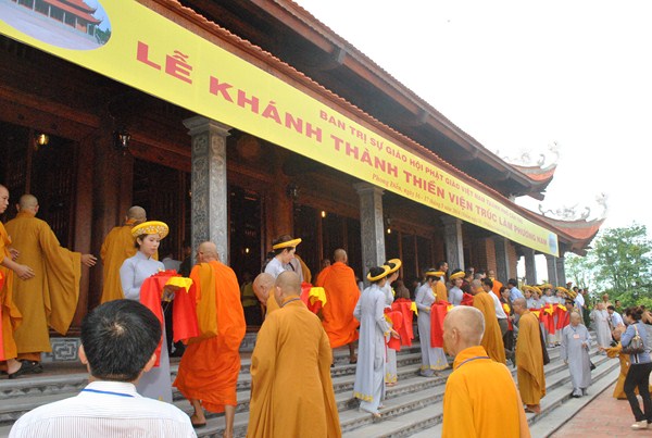 Truc Lam Phuong Nam Zen monastery holds an inaugurations ceremony